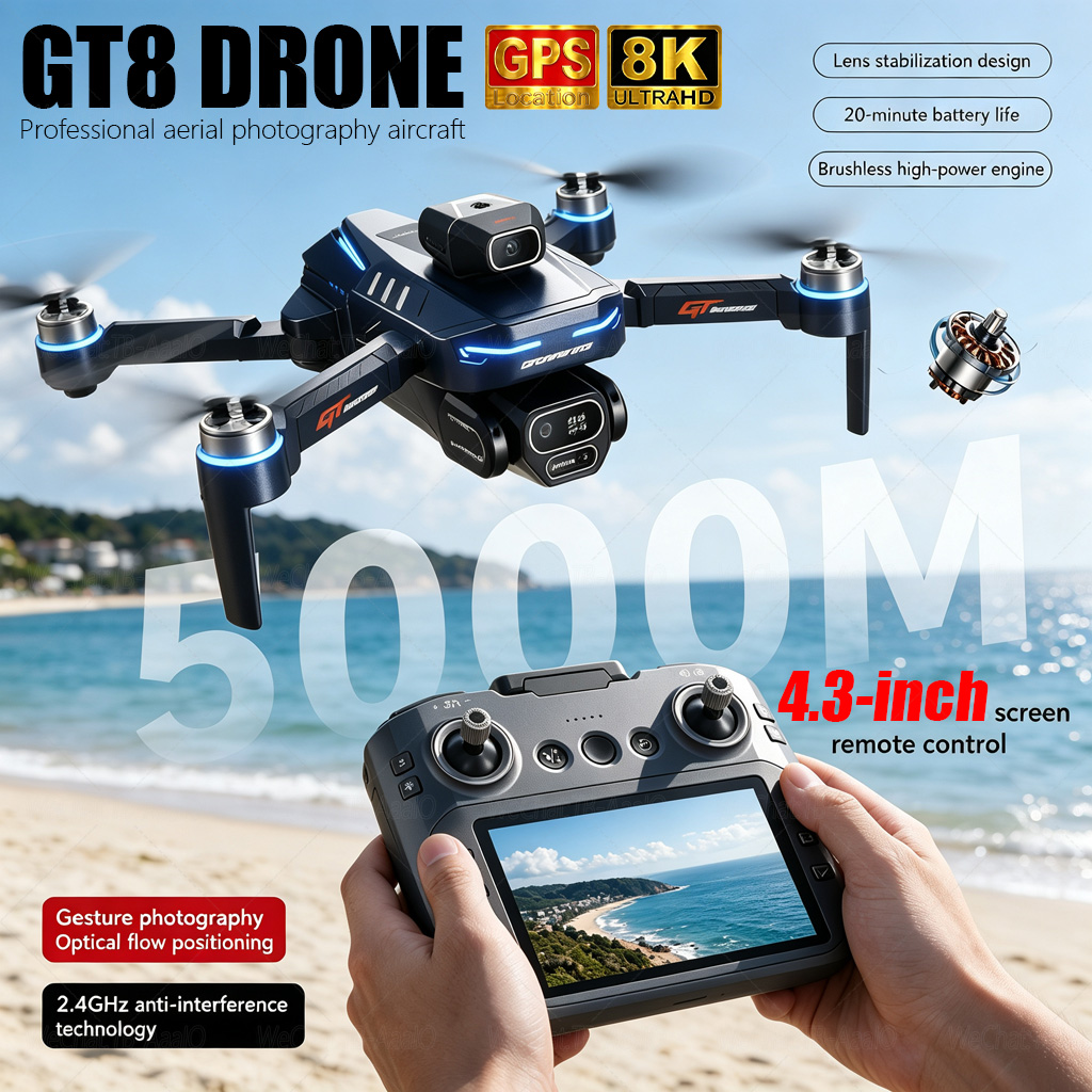 Drone Surveying - NUEVO Dron GT8 HD RC 4K