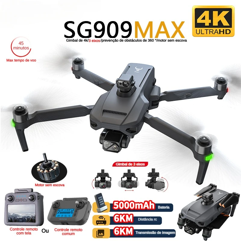 Drone Surveying - ZLL SG909 SG909MAX Dron profesional con