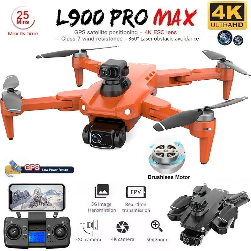 L900 Pro MAX GPS Drone 4K Prof - Drone Surveying reseña y precio