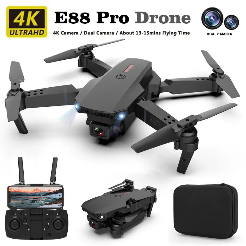 Dron profesional E88pro, flujo - Drone Surveying reseña y precio