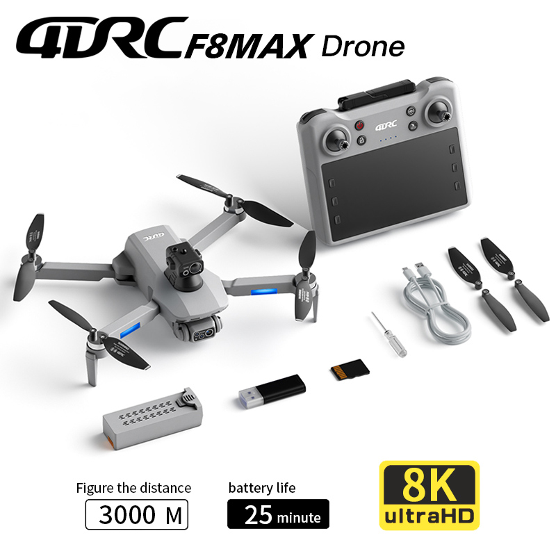 Dron F8 MAX GPS profesional co - Drone Surveying reseña y precio