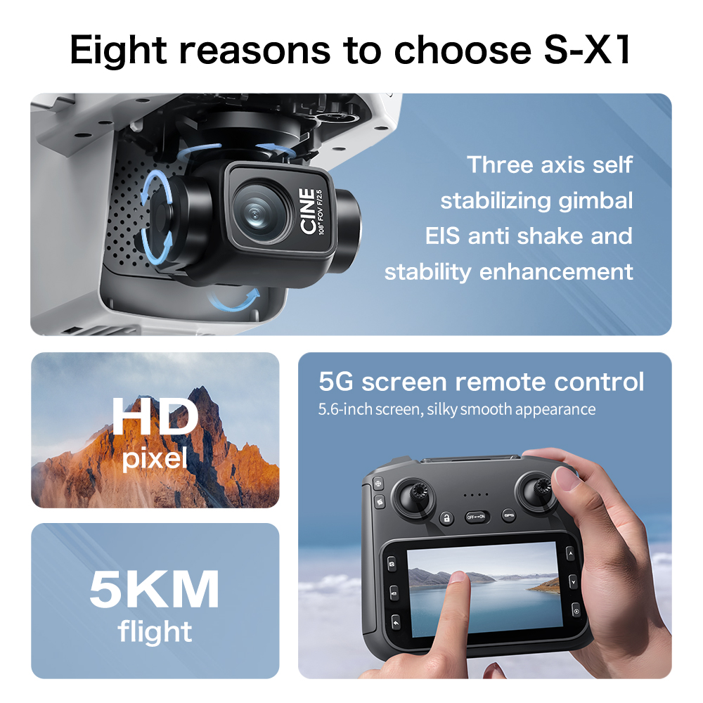 Oferta Especial: Dron GPS S-X1 - Drone Surveying reseña y precio