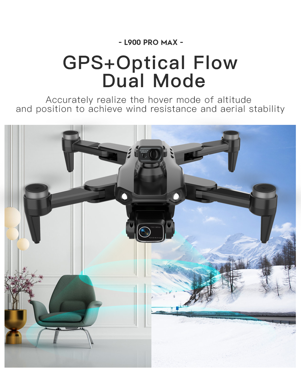 LYZRC L900 PRO MAX láser evita - Drone Surveying reseña y precio